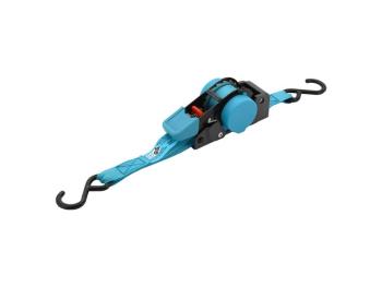 Compass Popruh s ráčnou a háky samonavíjecí 100daN 2m TÜV BLUE WAY 02260