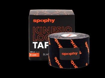 SPOPHY Kinesiology Tape Black, tejpovacia páska čierna, 5 cm x 5 m