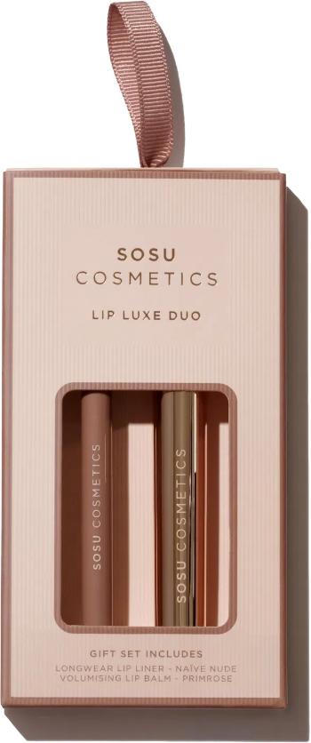 SOSU Cosmetics Darčeková sada dekoratívnej kozmetiky Lip Luxe Duo Pink