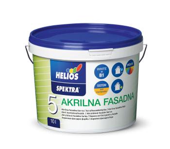 HELIOS SPEKTRA Akrylová fasádna farba 5 l báza - biela