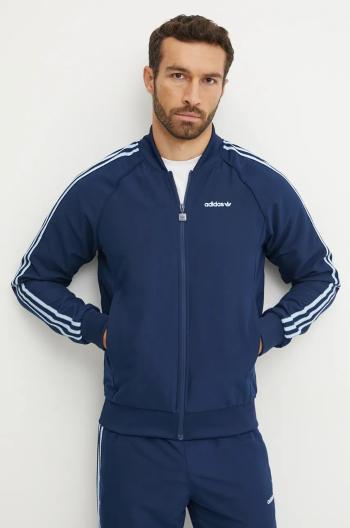 Mikina adidas Originals pánska, tmavomodrá farba, s nášivkou, IX9626