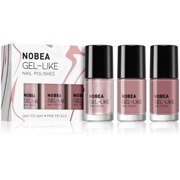 NOBEA Day-to-Day Fresh Frost Set sada lakov na nechty Pink Petals