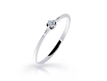 Cutie Jewellery Jemný zásnubný prsteň z bieleho zlata Z6729-2931-10-X-2 56 mm