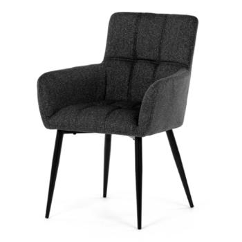Jedálenská stolička Autronic 60x86 cm sivá látka DCH-P3146 GREY2