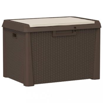 Záhradný úložný box s poduškou 125 l Dekorhome