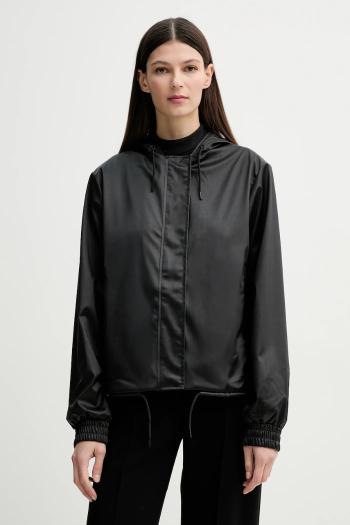 Bunda Rains String W Jacket W3 čierna farba, prechodná, 18040
