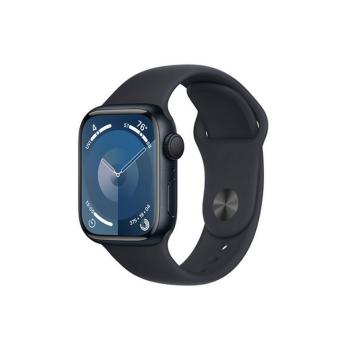 APPLE WATCH SERIES 9 GPS 41MM MIDNIGHT ALUMINIUM CASE WITH MIDNIGHT SPORT BAND - S/M, MR8W3QC/A