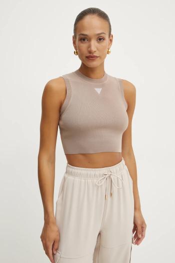 Top Guess ALEXIA dámske, béžová farba, W4GZ34 Z3F40