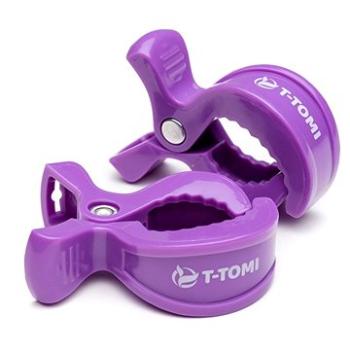 T-TOMI kočíkový štipec 2 ks, Lilac (8594166542143)