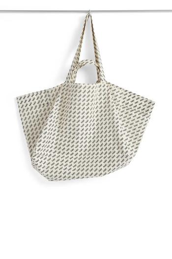 Nákupná taška HAY Logo Weekend 90 x 54 x 38 cm biela farba