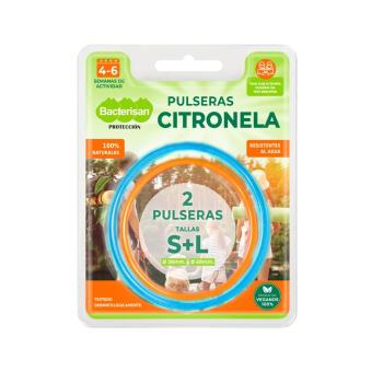 Bacterisan Repelentní náramek s citronelou 58 mm a 68 mm 2 ks