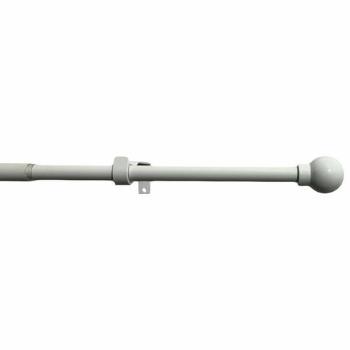 Golyó széthúzható karnis szett 16/19 mm fehér,120 - 230 cm, gyűrűk nélkül, fehér, 120 - 230 cm