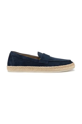 Semišové espadrilky Geox U COSTUNI tmavomodrá farba, U55MRA 00022 C4064