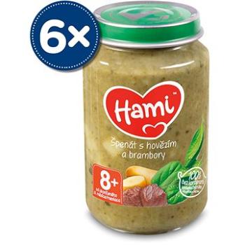 Hami Špenát s hovädzím a zemiakmi, 6× 200 g (5900852002984)