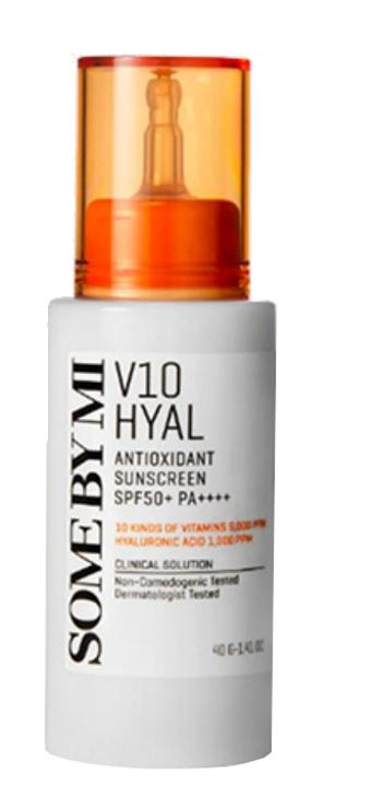Some By Mi Hydratačný opaľovací pleťový krém SPF 50 + V10 Hyal (Antioxidant Sunscreen) 40 ml