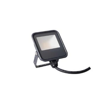 LED reflektor , 30 Watt , természetes fehér , 5 év garancia , IP65 , fekete