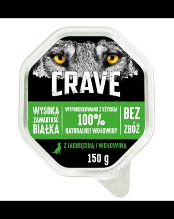 CRAVE Hrana umeda caine, chiftelute cu miel si vita 150 g