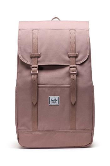 Ruksak Herschel Retreat Backpack ružová farba, veľký, jednofarebný