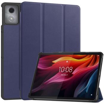 LEATHER Zaklápací kryt pre Lenovo Tab K11 Plus modrý