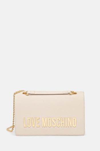 Kabelka Love Moschino béžová farba, JC4192PP1NKD0110