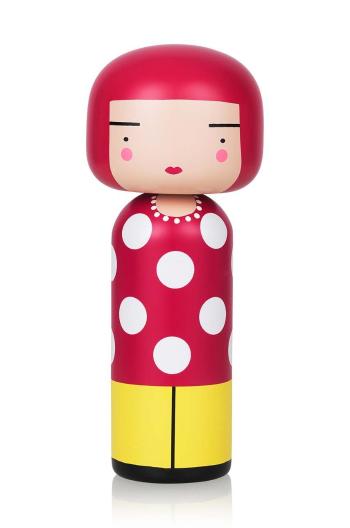 Kokeshi bábika Lucie Kaas Dot Alder Wood