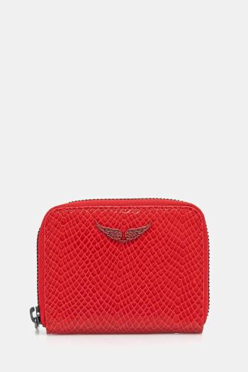 Peňaženka ZADIG&VOLTAIRE dámska, červená farba, LWSG01189
