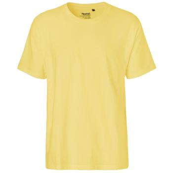 Neutral Pánske tričko Classic z organickej Fairtrade bavlny - Dusty yellow | XXXL