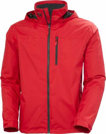 Helly Hansen Bunda Men's Crew Hooded Midlayer Sailing Jacket 2.0 Red L