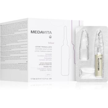 Medavita Velour Soothing Scalp Lotion intenzívna upokojujúca starostlivosť na vlasy 12x6 ml