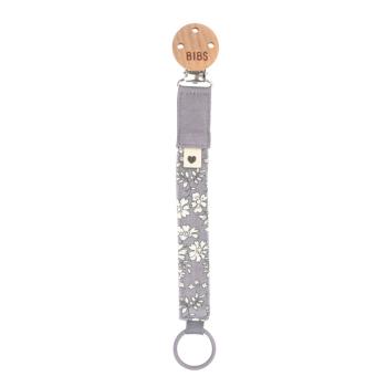 BIBS X LIBERTY Klip na cumlík - Fossil Grey