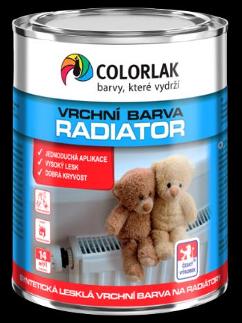 COLORLAK RADIÁTOR S2117 - Syntetická farba na radiátory biela 0,6 L