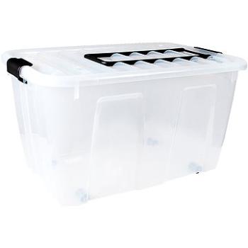 Plast Team Úložný box 70 l, 70,6 × 40 × 39 cm Home transparentný (22290800)