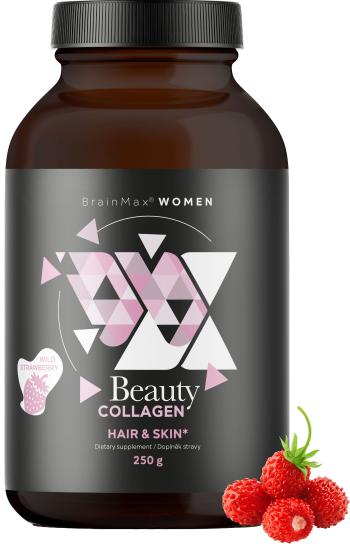 BRAINMAX Beauty Fish Collagen, mořský rybí kolagen Naticol® Lesní jahoda 250 g