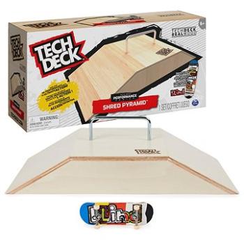 Tech Deck Drevená rampa s fingerboardom (778988418208)