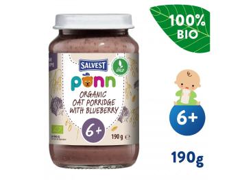 SALVEST Põnn BIO Čučoriedky s ovsenými vločkami 190 g
