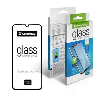 COLORWAY GLASS 9H FC GLUE SAMSUNG GALAXY A15 BLACK (CW-GSFGSGA155-BK)