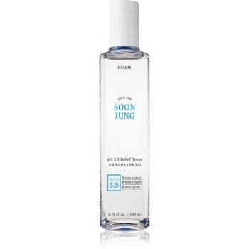 ETUDE SoonJung pH 5.5 Relief Toner upokojujúce pleťové tonikum pre regeneráciu a obnovu pleti 200 ml