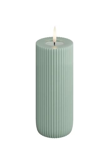 Led sviečka Deluxe Homeart 7,5 x 12,5 cm tyrkysová farba