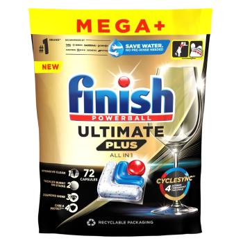 FINISH Ultimate Plus All in 1 Kapsule do umývačky riadu  72 ks