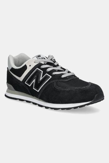 Detské tenisky New Balance GC574EVB čierna farba