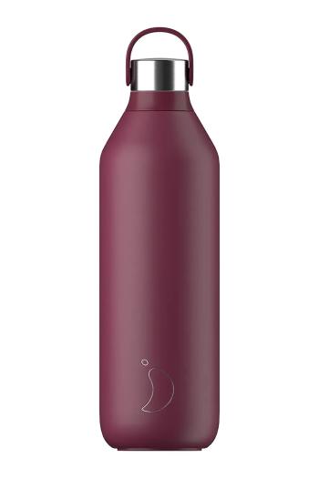 Termo fľaša Chillys Series 2, 1 L bordová farba
