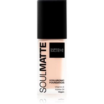 Gabriella Salvete SoulMatte dlhotrvajúci make-up s matným efektom odtieň 01 Porcelain Cold 30 ml