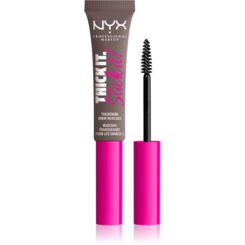 NYX Professional Makeup Thick it Stick It Brow Mascara szemöldök és szempillaspirál árnyalat 05 Ash Brown 7 ml