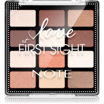 Note Cosmetique Love At First Sight paletka očných tieňov 202 Insta Lovers 12x1.3 g