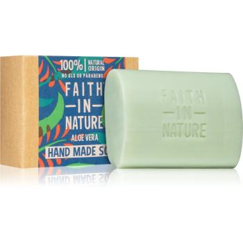 Faith In Nature Hand Made Soap Aloe Vera prírodné tuhé mydlo s aloe vera 100 g