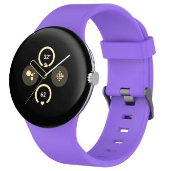 SILICONE Vymeniteľný remienok pre Google Pixel Watch 3 45mm fialový