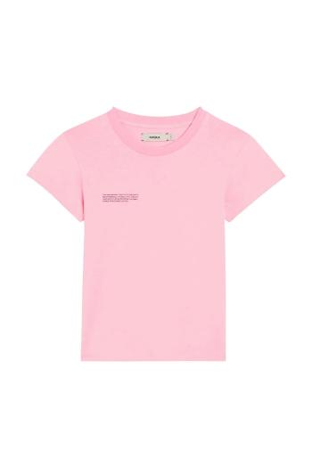 Tričko Pangaia KIDS' 365 MIDWEIGHT T-SHIRT ružová farba, 10000430