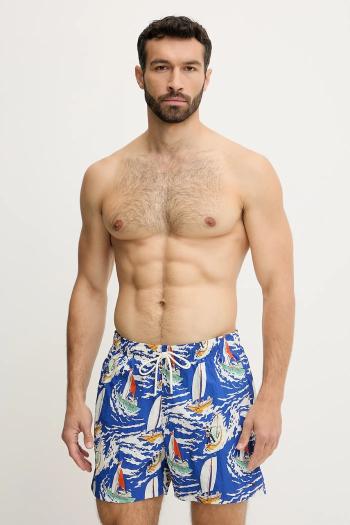 Plavkové šortky Tommy Hilfiger béžová farba, UM0UM03491