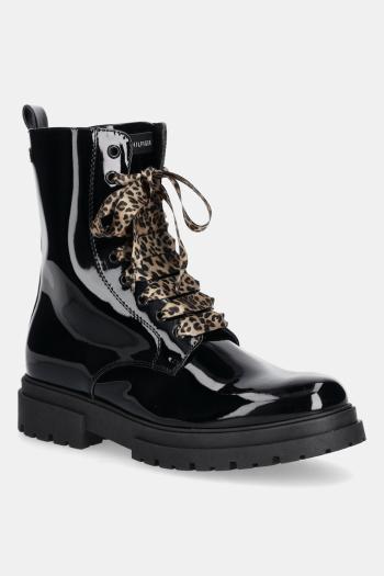 Detské workery Tommy Hilfiger čierna farba, T4A5-34026