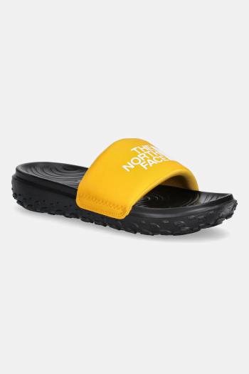 Šľapky The North Face Never Stop Cush Slide žltá farba, NF0A8A90ZU31